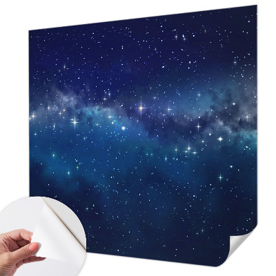 Fotomural decorativo para cabecero de cama Noche estrellada