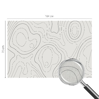 Papel mural con patrón decorativo con diseño de líneas fluidas
