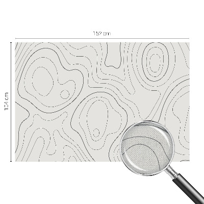 Papel mural con patrón decorativo con diseño de líneas fluidas