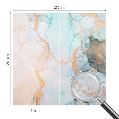 Fotomural decorativo para cabecero de cama olas de acuarela