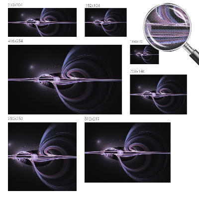 Fotomural decorativo para cabecero de cama Abstracción cósmica