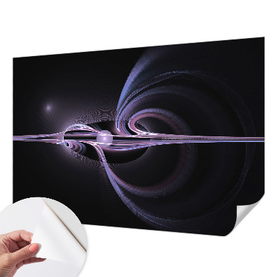 Fotomural decorativo para cabecero de cama con diseño de abstracción cósmica