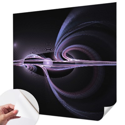 Fotomural decorativo para cabecero de cama con diseño de abstracción cósmica