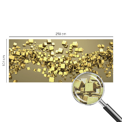 Fotomural decorativo para cabecero de cama cubos creativos