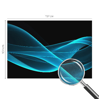 Mural de pared con estampado hermoso Olas llamativas