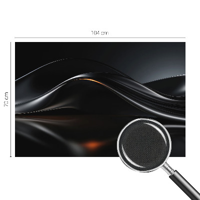 Papel mural texturado decorativo Ondas metálicas