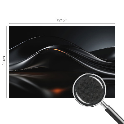 Papel mural texturado decorativo Ondas metálicas