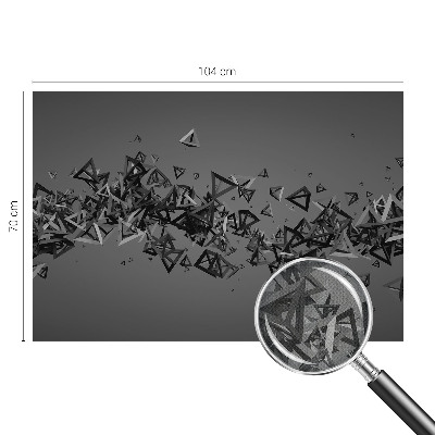 Papel mural con patrón decorativo abstracciones geométricas