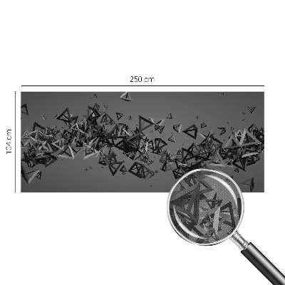 Papel mural con patrón decorativo abstracciones geométricas