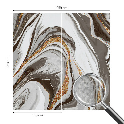 Fotomural decorativo para cabecero de cama con diseño de remolinos de mármol