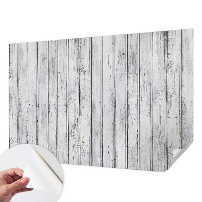 Fotomural decorativo para cabecero de cama con diseño de tablas de madera