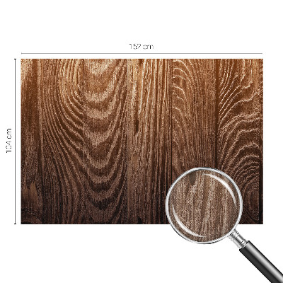 Papel mural con patrón decorativo Anillos de madera
