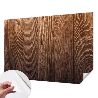 Papel mural con patrón decorativo Anillos de madera