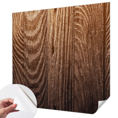 Papel mural con patrón decorativo Anillos de madera