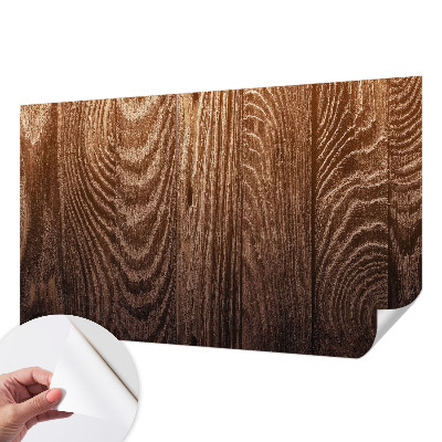 Papel mural con patrón decorativo Anillos de madera