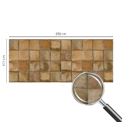 Fotomural decorativo para cabecero de cama con un mosaico rústico