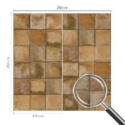 Fotomural decorativo para cabecero de cama Mosaico rústico