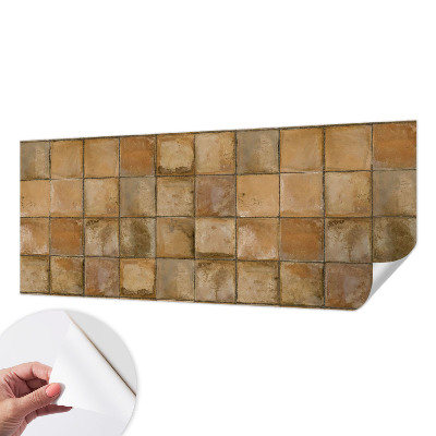 Fotomural decorativo para cabecero de cama con un mosaico rústico
