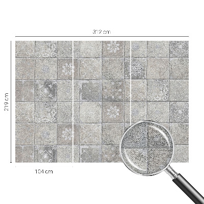 Fotomural decorativo para cabecero de cama Patrones sutiles