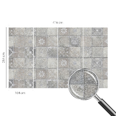 Fotomural decorativo para cabecero de cama Patrones sutiles