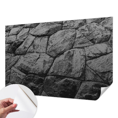 Papel mural con patrón decorativo con textura de piedra