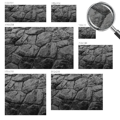 Papel mural con patrón decorativo Texturas de piedra