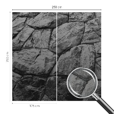 Papel mural con patrón decorativo Texturas de piedra