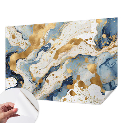 Mural de pared con estampado hermoso con diseño de elegancia abstracta