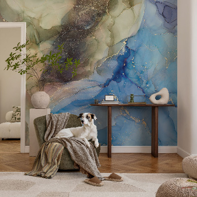 Papel mural texturado decorativo Abstracto colorido