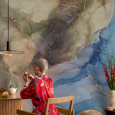 Papel mural texturado decorativo Abstracto colorido