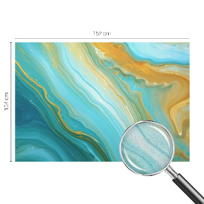Mural de pared con estampado hermoso con diseño de ondas abstractas