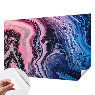 Fotomural decorativo para cabecero de cama con remolinos coloridos