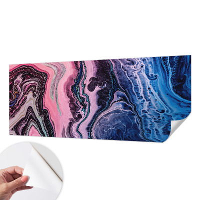 Fotomural decorativo para cabecero de cama Remolinos coloridos