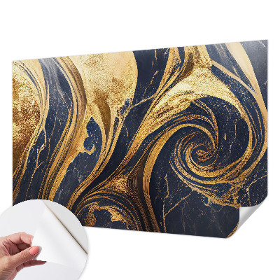 Papel mural con patrón decorativo con diseño de mármol