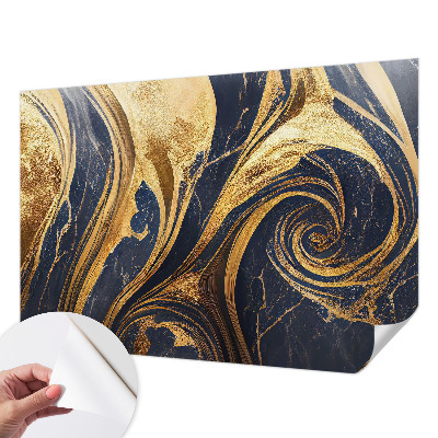 Papel mural con patrón decorativo con diseño de mármol