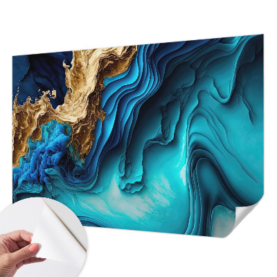 Papel mural texturado decorativo Ondas de energía