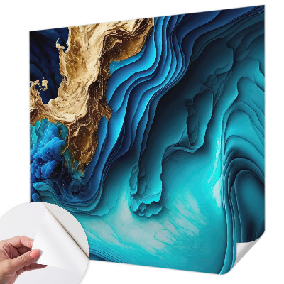 Papel mural texturado decorativo Ondas de energía