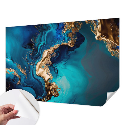 Mural de pared con estampado hermoso Abstracción colorida