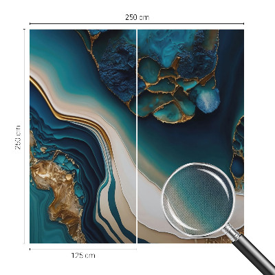 Fotomural decorativo para cabecero de cama con una abstracción colorida