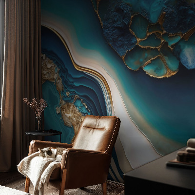 Fotomural decorativo para cabecero de cama Abstracción colorida