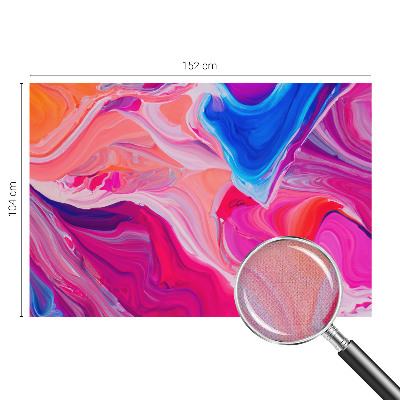 Mural de pared con estampado hermoso Ondas líquidas