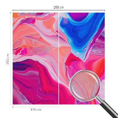 Mural de pared con estampado hermoso Ondas líquidas