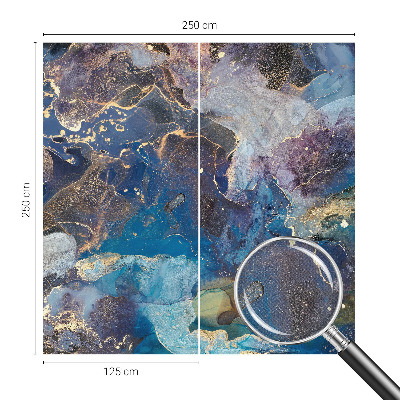 Papel mural texturado decorativo con diseño de mosaico cósmico