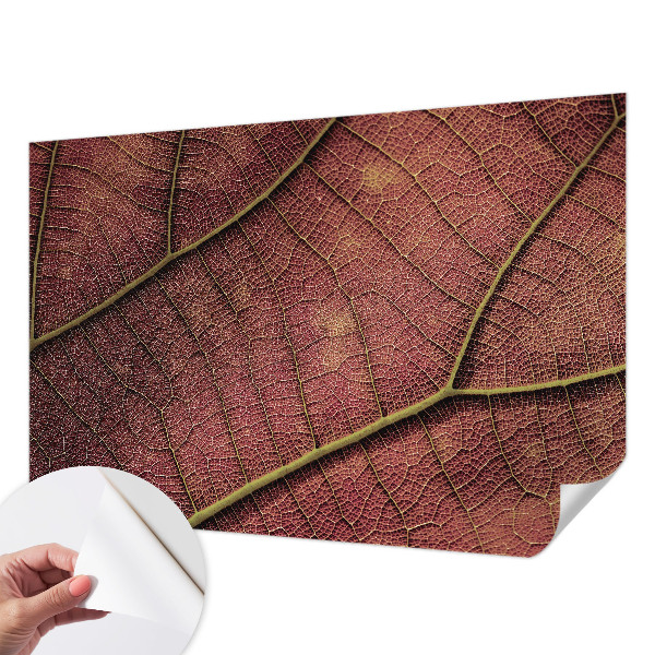 Fotomural decorativo para cabecero de cama con textura foliar