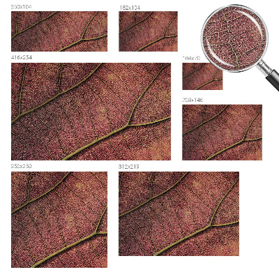 Fotomural decorativo para cabecero de cama Textura foliar