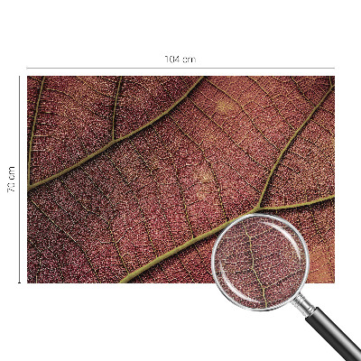 Fotomural decorativo para cabecero de cama Textura foliar