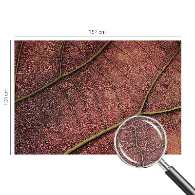 Fotomural decorativo para cabecero de cama Textura foliar