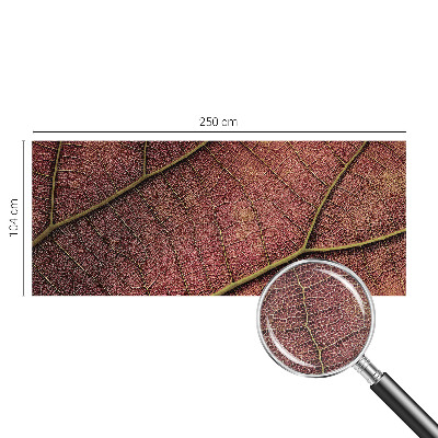 Fotomural decorativo para cabecero de cama Textura foliar