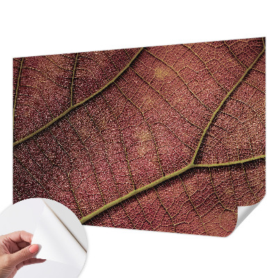 Fotomural decorativo para cabecero de cama Textura foliar