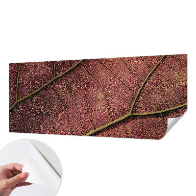 Fotomural decorativo para cabecero de cama con textura foliar